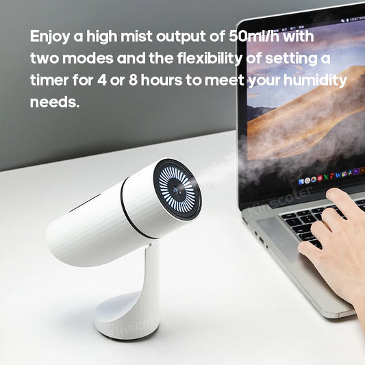 260ML Wireless Air Humidifier USB Aromatherapy Diffuser 1000mAh Rechargeable Battery Ultrasonic Cool Mist Maker Quiet Fogger